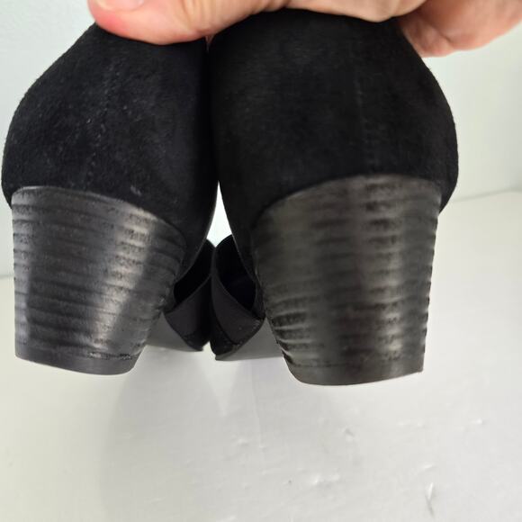 Eileen Fisher Hilly D‘Orsay Shoes Women's 11 Black Suede Career Minimalist Lagom - Picture 11 of 11